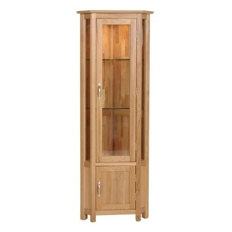 Nimbus Display Cabinet - Corner - Oak