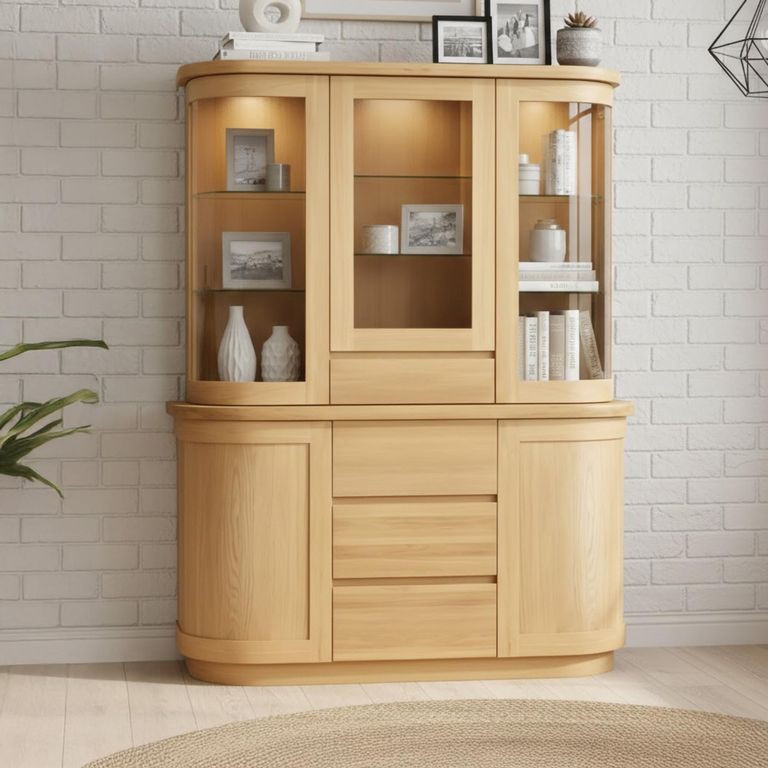 Sorento Medium Dresser - 4 Drawer - Oak