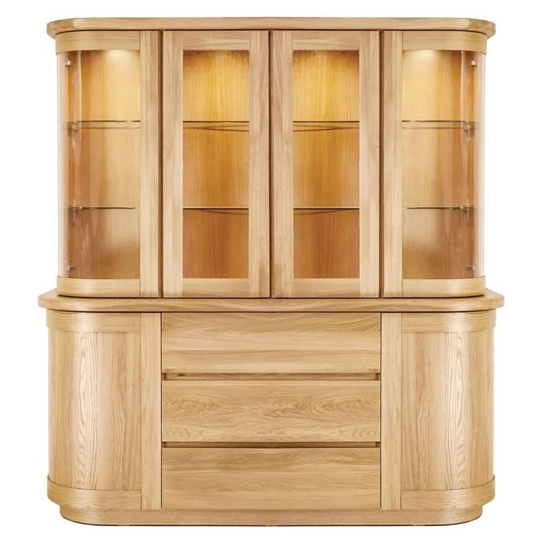 Sorento Large Dresser - 4 Drawer - Oak