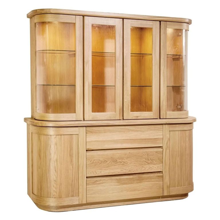 Sorento Large Dresser - 4 Drawer - Oak