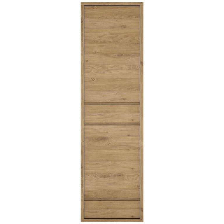 Clearance - Shetland Hall Cabinet - 2 Door - 2 Drawer - Narrow - Oak - A531