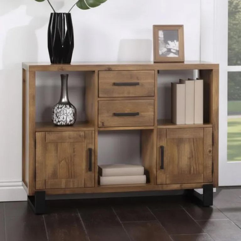 Clearance - Pembroke Display Unit - Low - Rustic Pine - A428