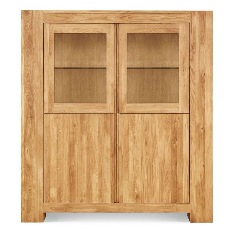 Clearance - Display Cabinet - Massive Oak - B177