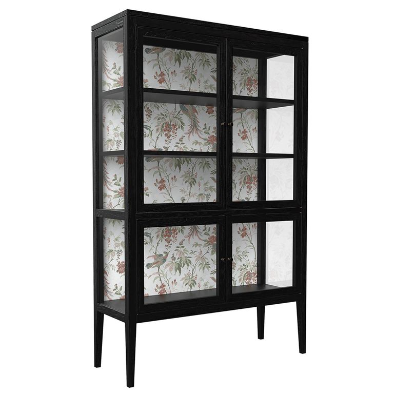 Elmhurst Display Cabinet - 4 Door - Black