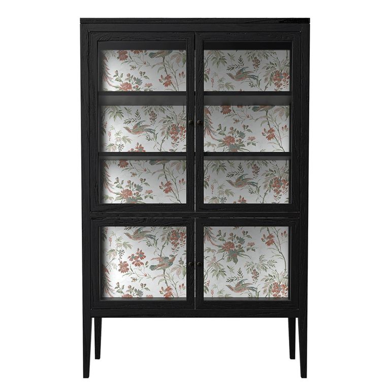 Elmhurst Display Cabinet - 4 Door - Black