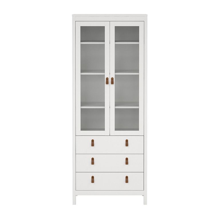 Barcelona Display Cabinet - 2 Door - White