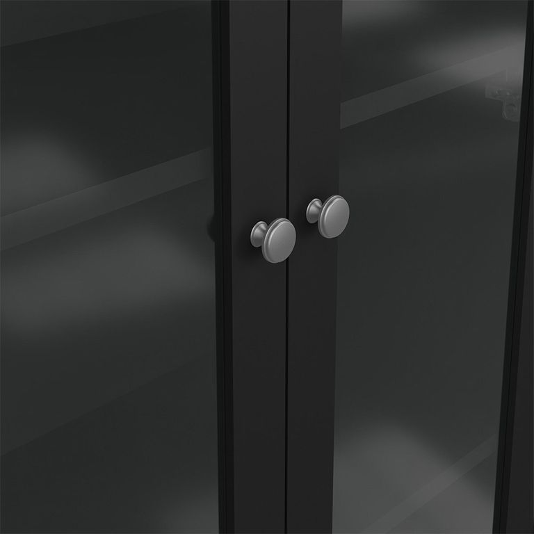 Madrid Display Cabinet - 2 Door - Black