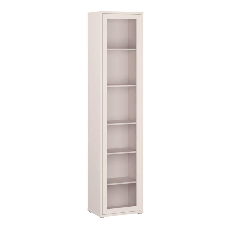 Alice Springs Display Cabinet - 1 Door - Tall - Glass - Sand