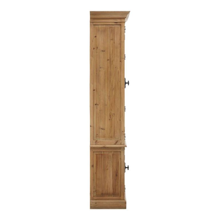 Banten Display Cabinet - 2 Door - Pine Wood