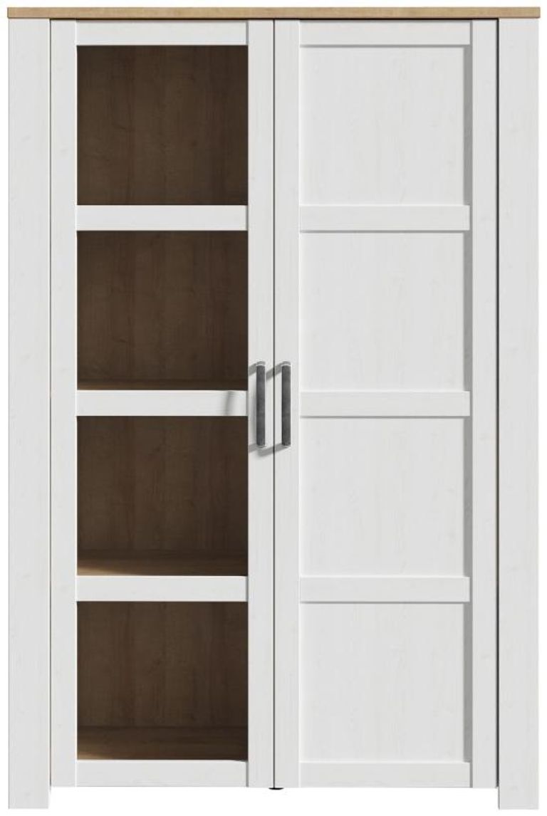 Bohol White 2 Door Display Cabinet