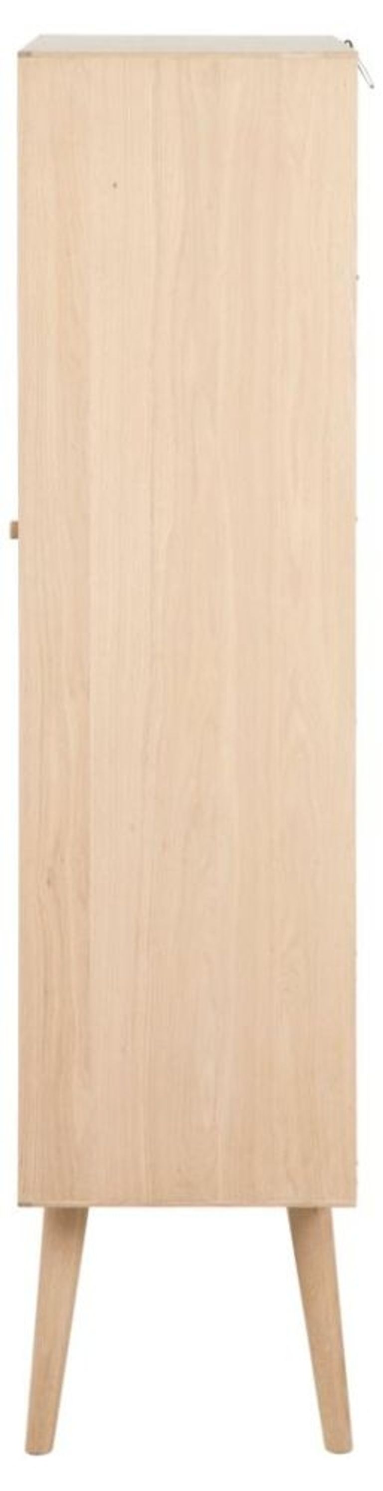 Century Display Cabinet - 1 Door - 2 Drawer - Oak