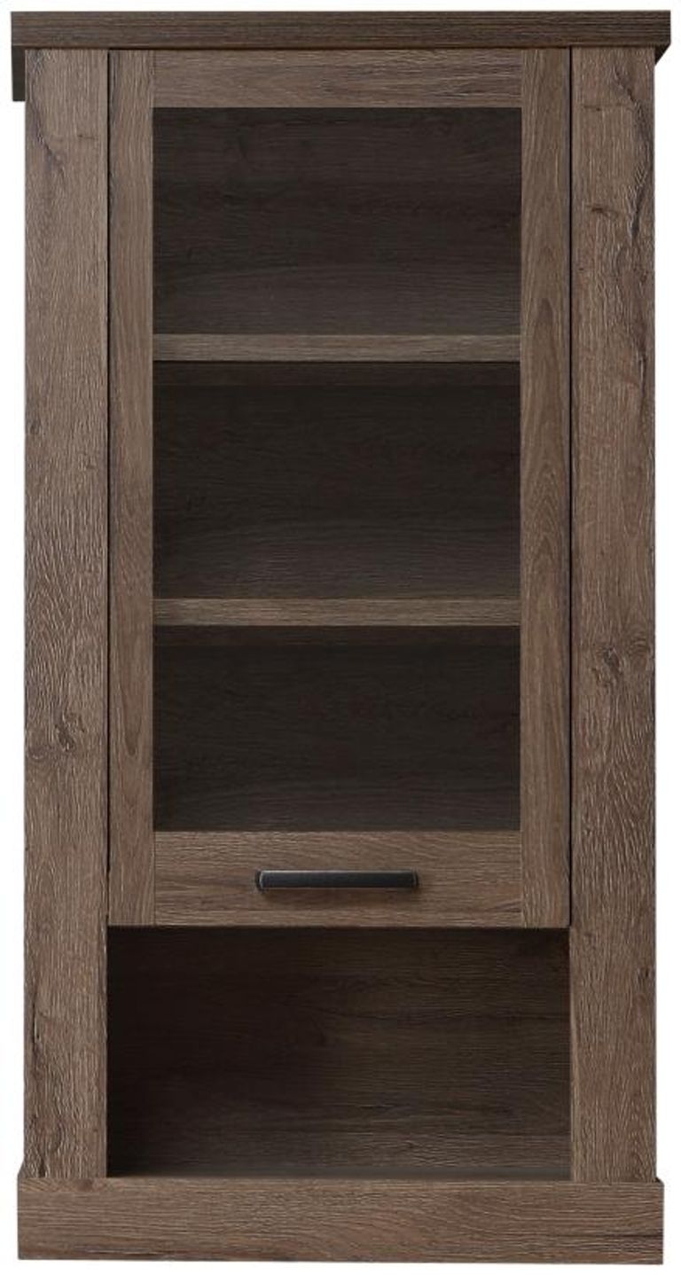 Corona Oak Effect Small Display Cabinet
