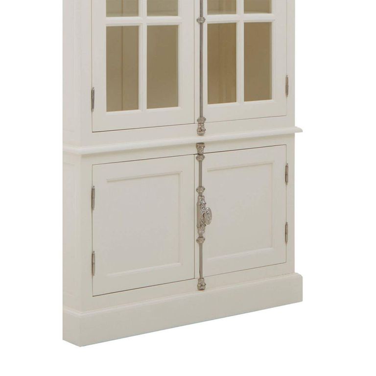 Covent Display Unit - 4 Door - White Mahogany Wood