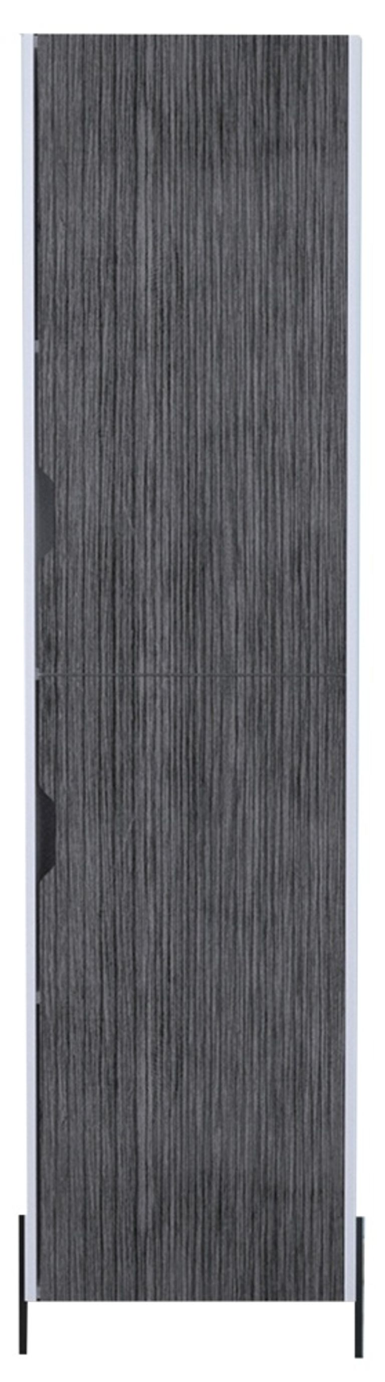 Dallas White and Grey Storage Cabinet