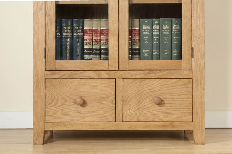 Dorset Display Cabinet - 2 Door - Oak