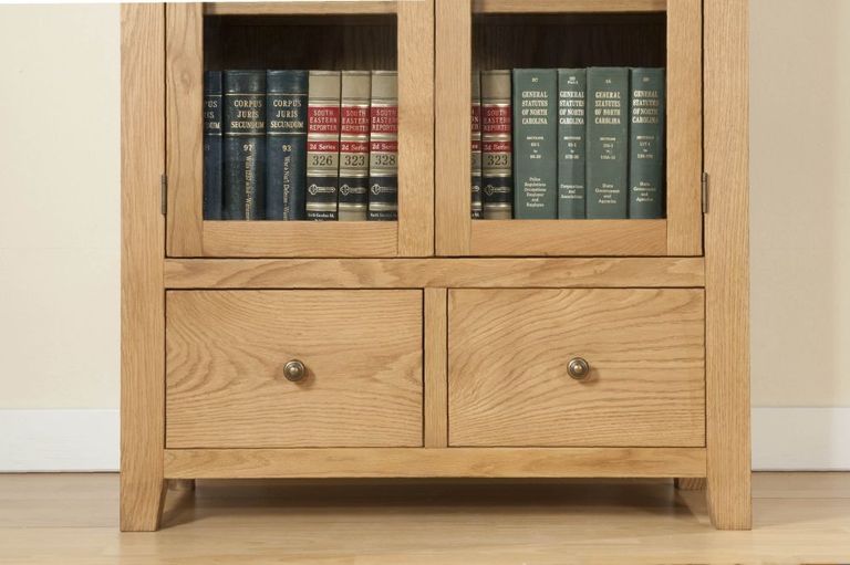 Dorset Display Cabinet - 2 Door - Oak