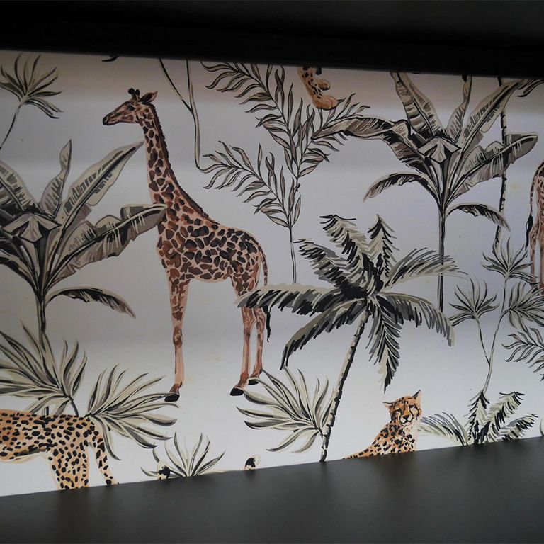 Display Cabinet - Black Metal and Glass - 2 Door