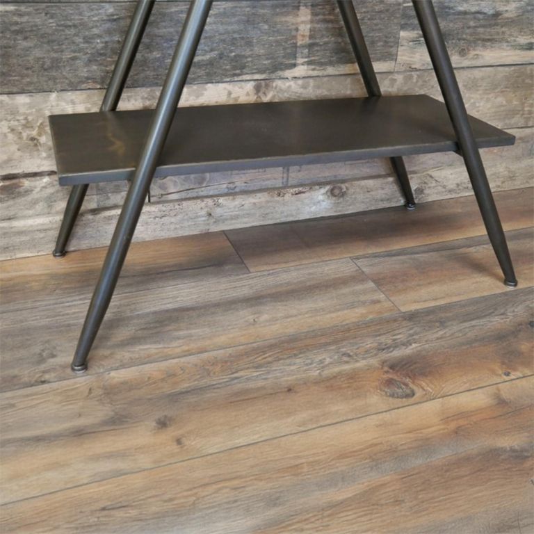 Display Cabinet - Industrial - Grey Metal - Round - 2 Glass Doors