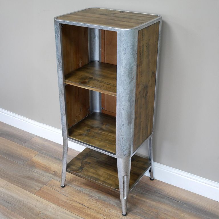 Display Unit - Small - Industrial - Grey - Metal