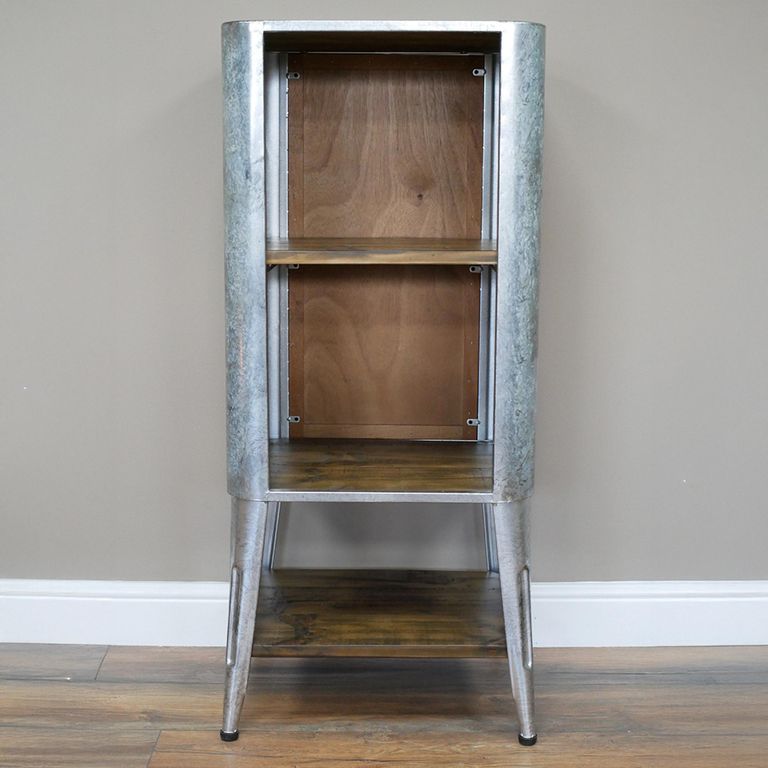 Display Unit - Small - Industrial - Grey - Metal