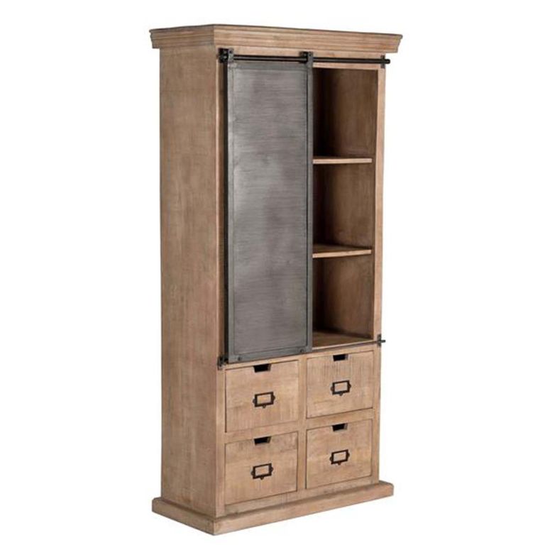 Irondale Display Cabinet - Mango Wood - 1 Door