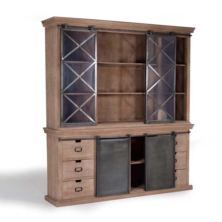 Irondale Display Cabinet - Mango Wood - 4 Door