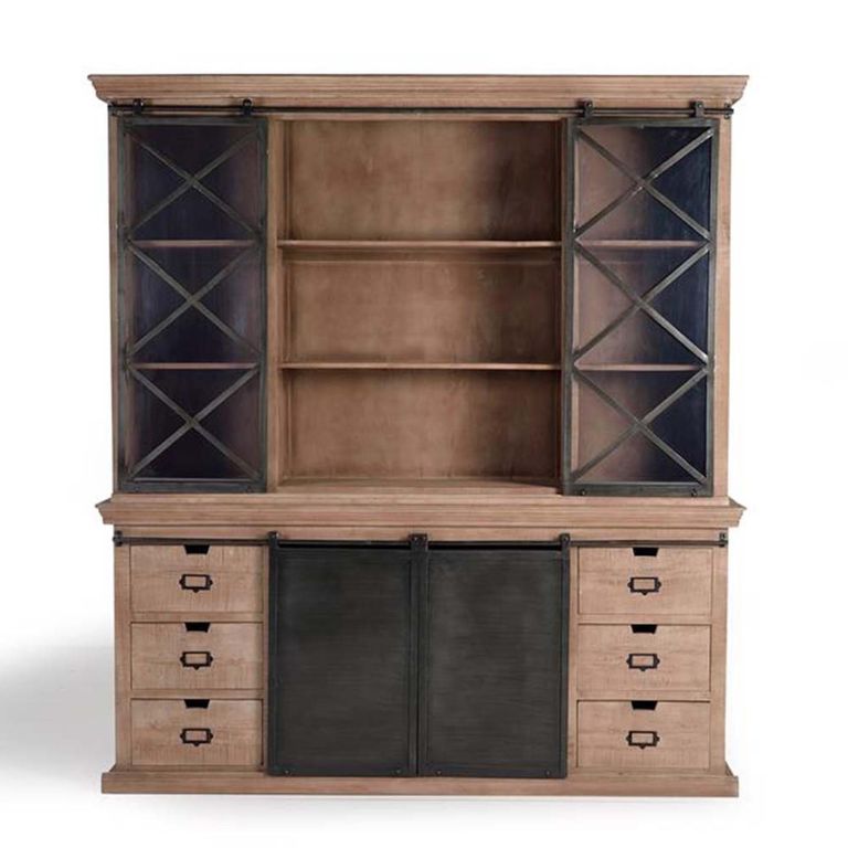 Irondale Display Cabinet - Mango Wood - 4 Door