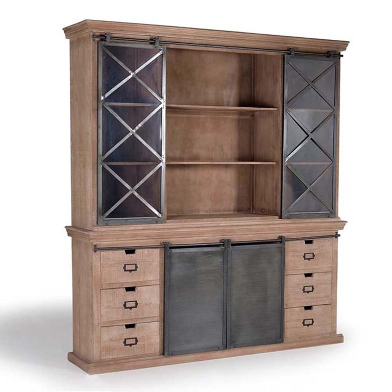 Irondale Display Cabinet - Mango Wood - 4 Door