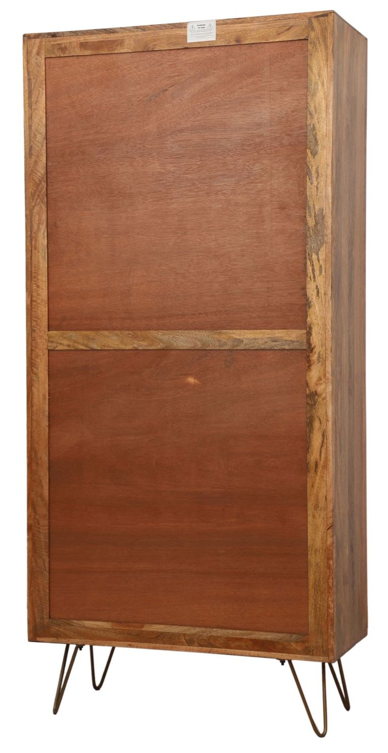 Jaipur Nyack Mango Wood Display Cabinet with 4 Door