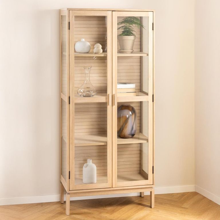 Linley Display Cabinet - 2 Door - White Oak