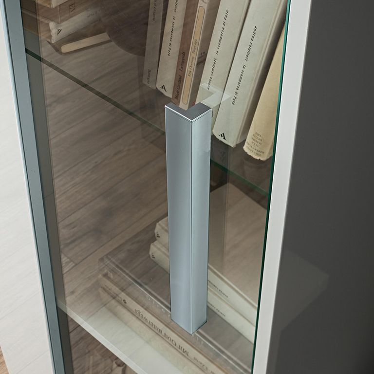 Lisa Display Cabinet - 1 Door - White