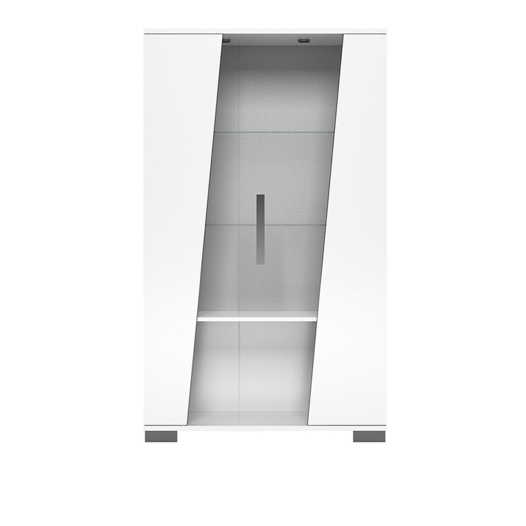Lisa Display Cabinet - 2 Door - White