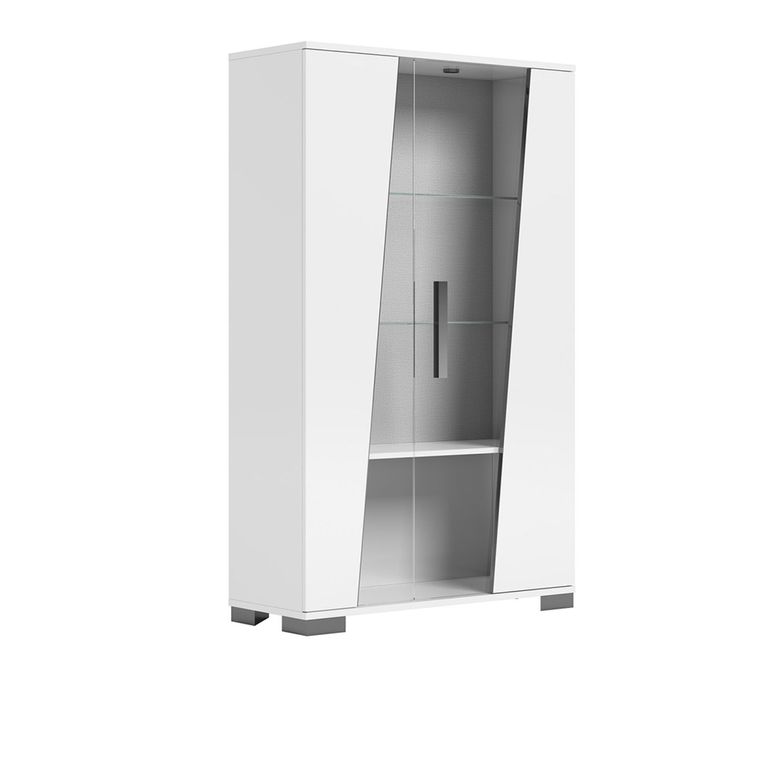 Lisa Display Cabinet - 2 Door - White