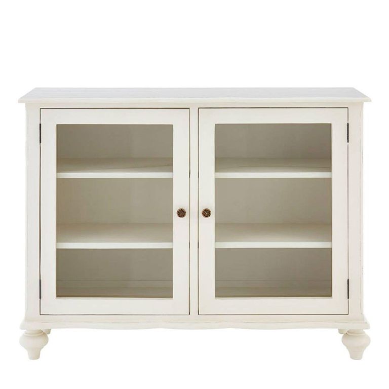 Loire Display Cabinet - 2 Door - Small - White