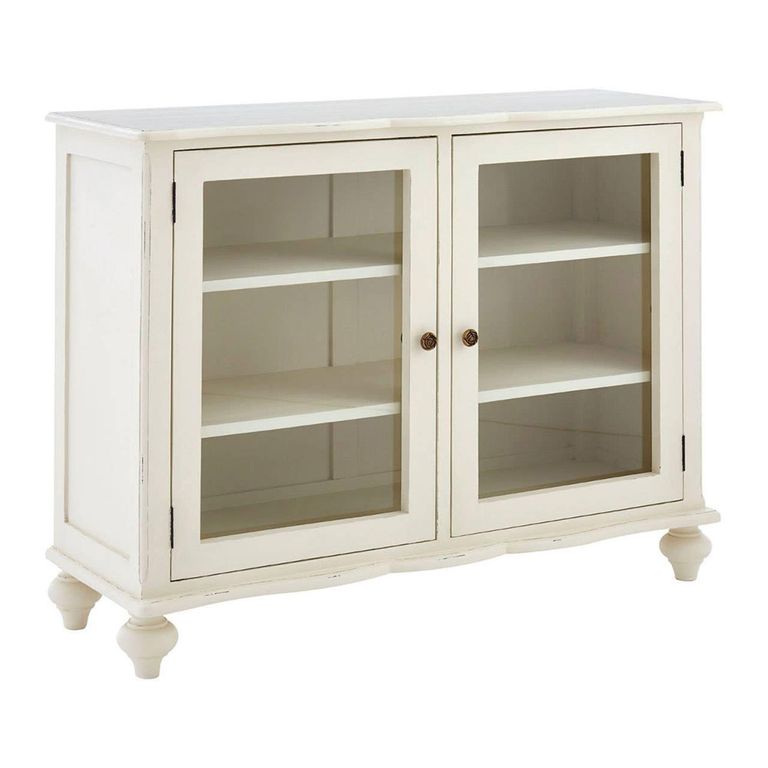 Loire Display Cabinet - 2 Door - Small - White