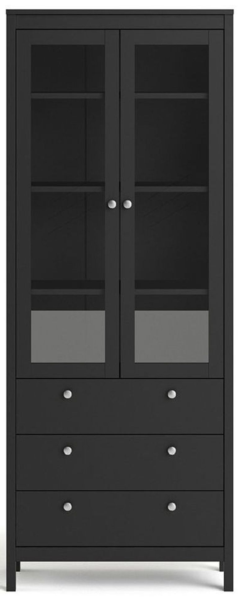 Madrid Black 2 Door Cabinet