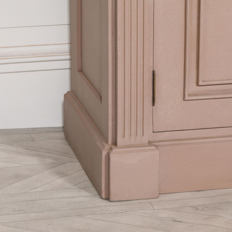 Mahogany Painted Display Cabinet