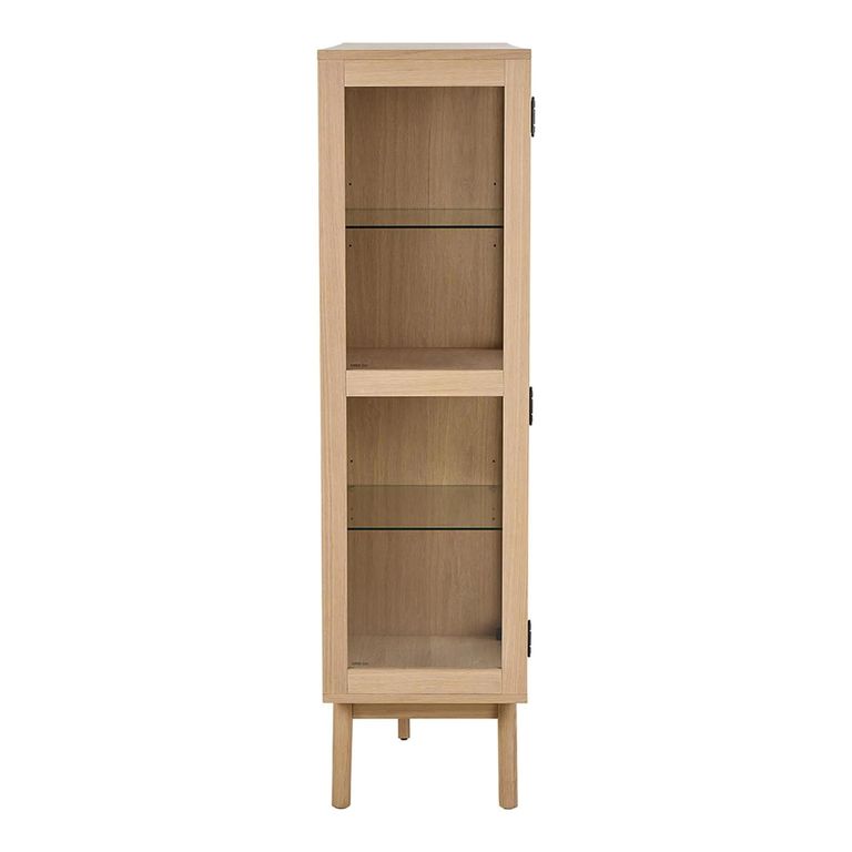 Marte Display Cabinet - 3 Door - White Oak