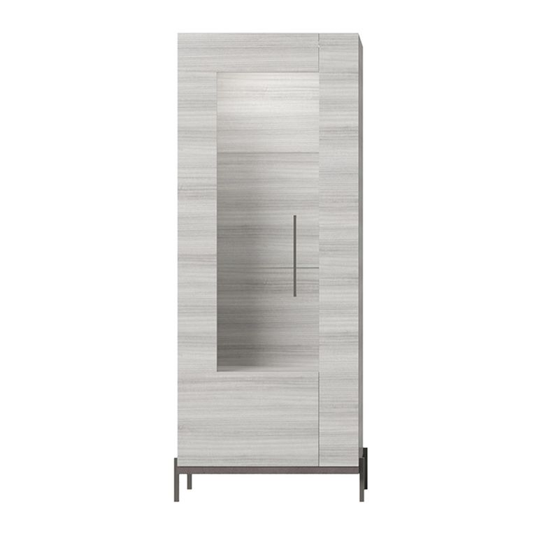 Mia Display Cabinet - 1 Door LHF - Grey