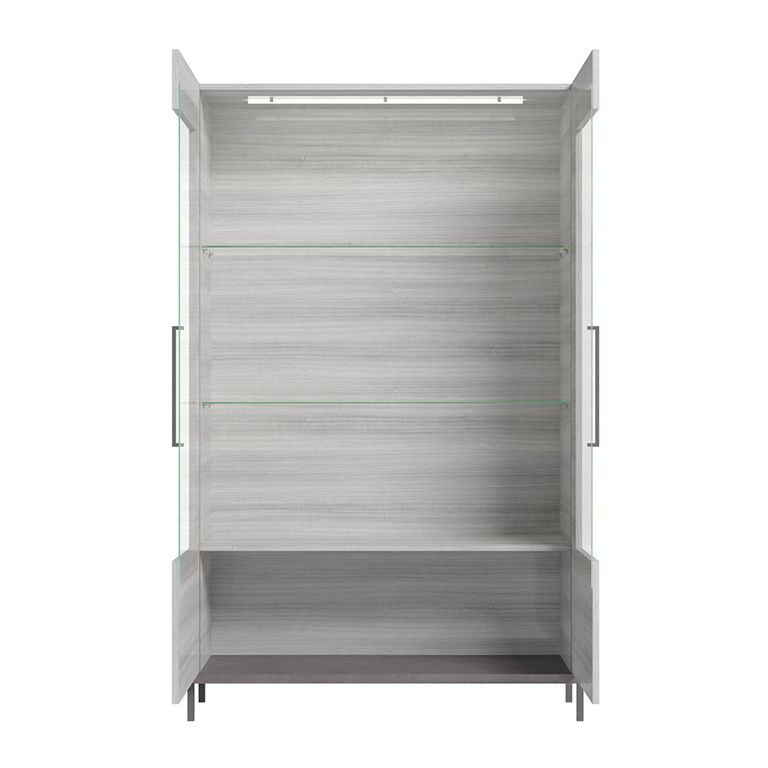 Mia Display Cabinet - 2 Door - Grey