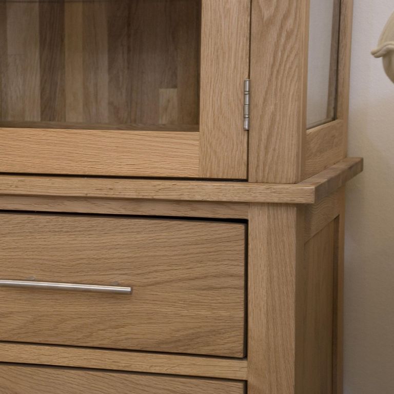 Opus Display Cabinet - 2 Door - Oak