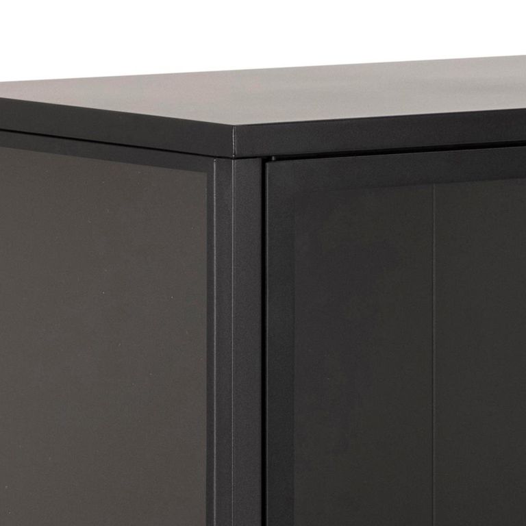 Newcastle Display Cabinet - 2 Door - Black