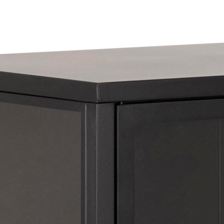 Newcastle Display Cabinet - 2 Door - Black