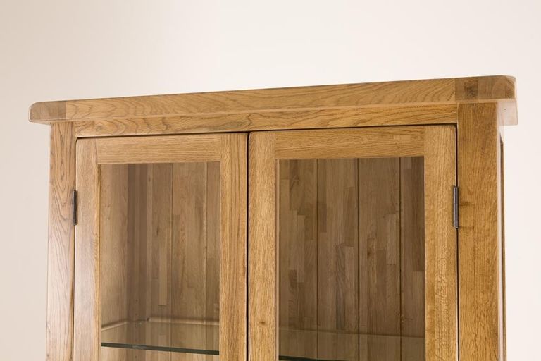 Originals Rustic Oak Display Cabinet