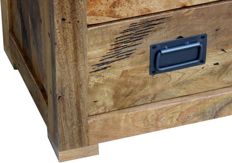 Renwal Works Industrial Style Wooden Display Cabinet