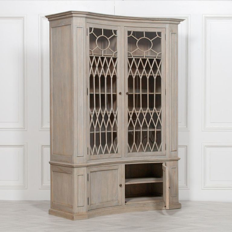 Rica Display Cabinet - White Cedar
