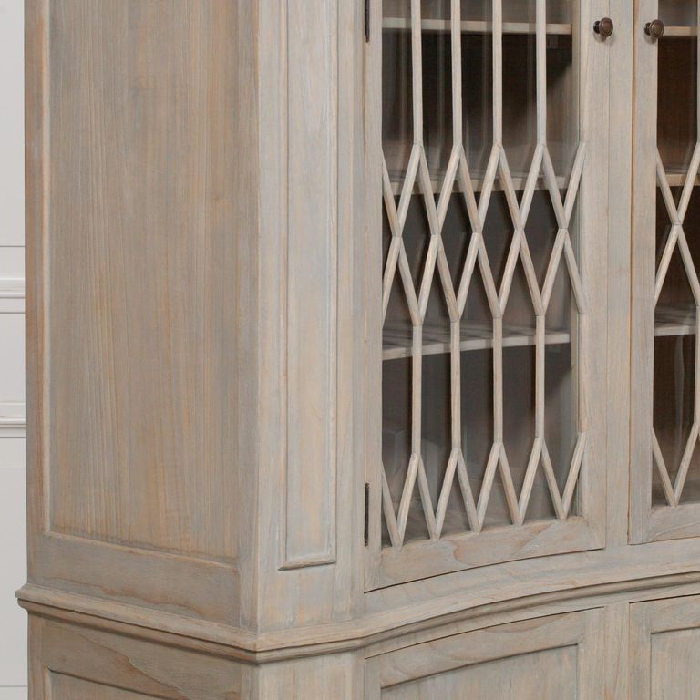 Rica Display Cabinet - White Cedar