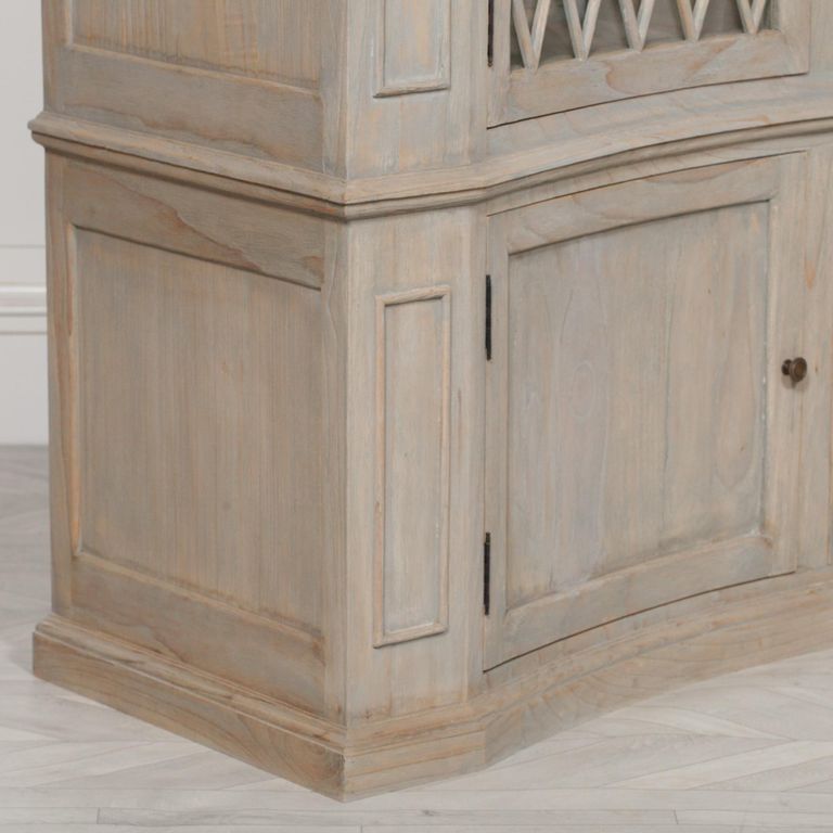 Rica Display Cabinet - White Cedar