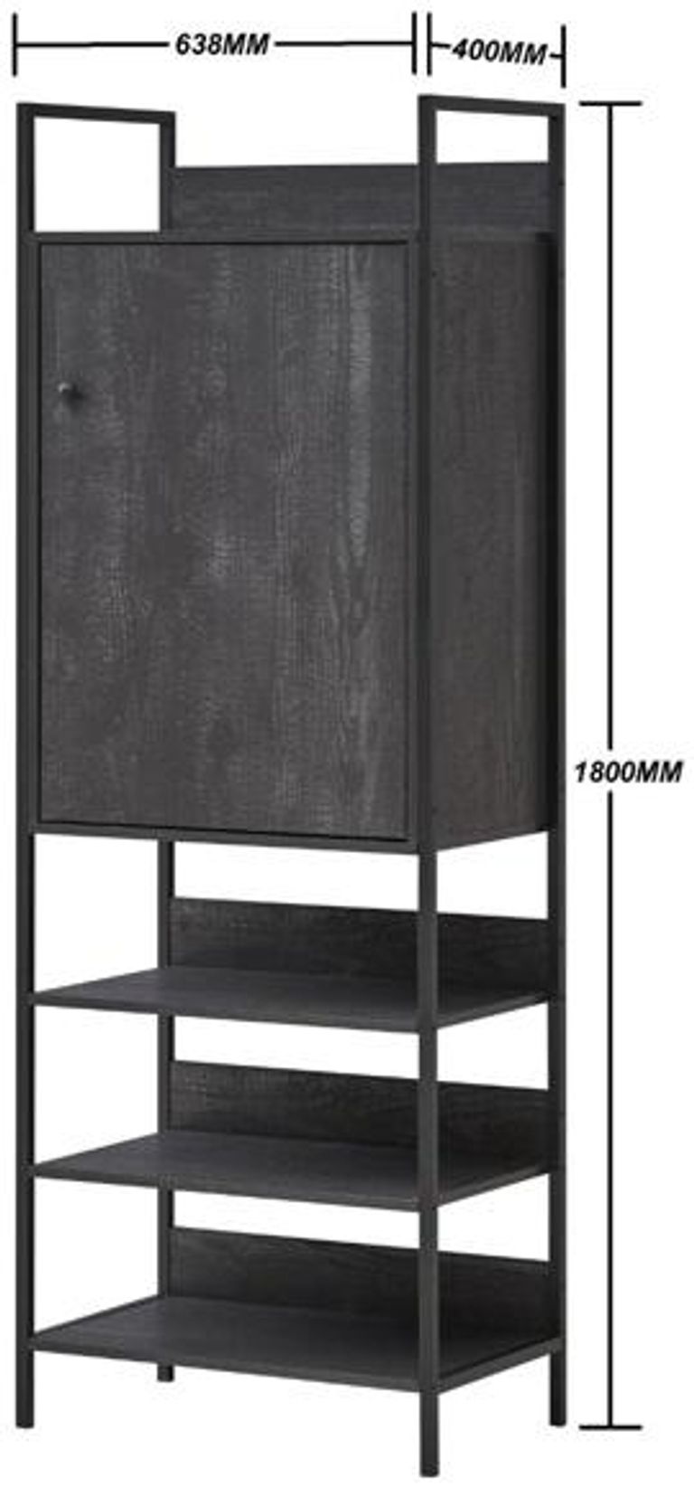Warren 1 Door Storage Cabinet - Variant Available
