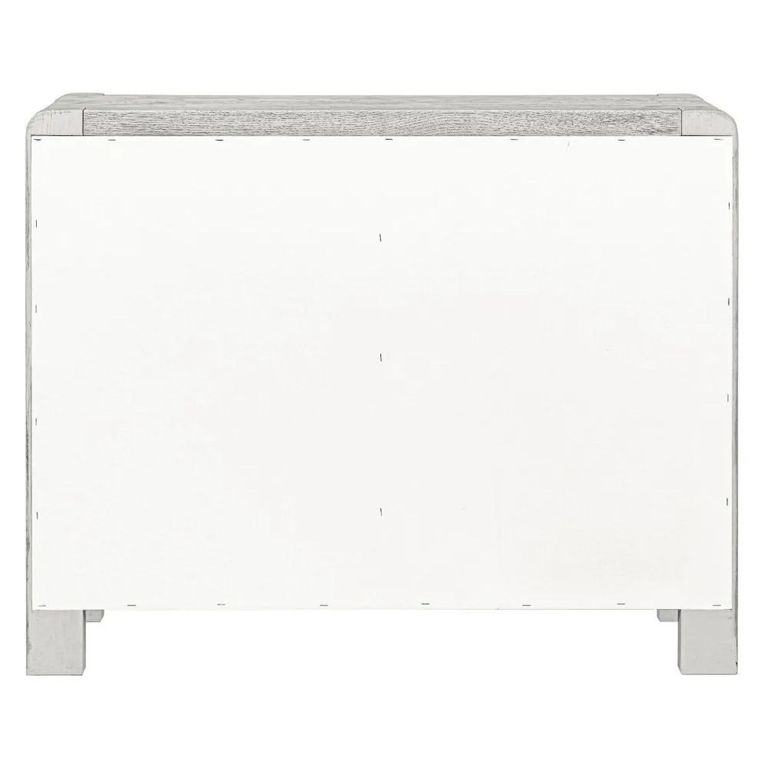 Amsterdam Small Sideboard - 1 Door - Grey Washed Oak - 98.5cm